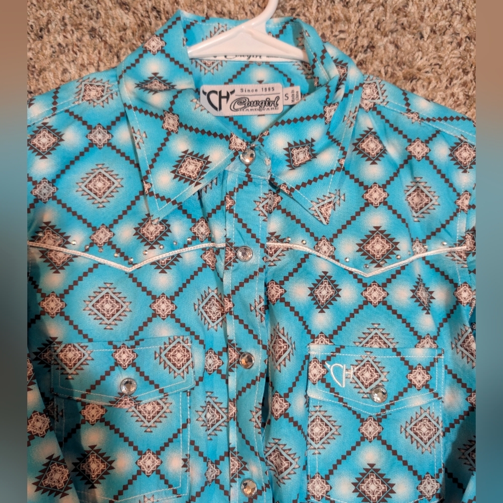 Aztec Button Up - image 2